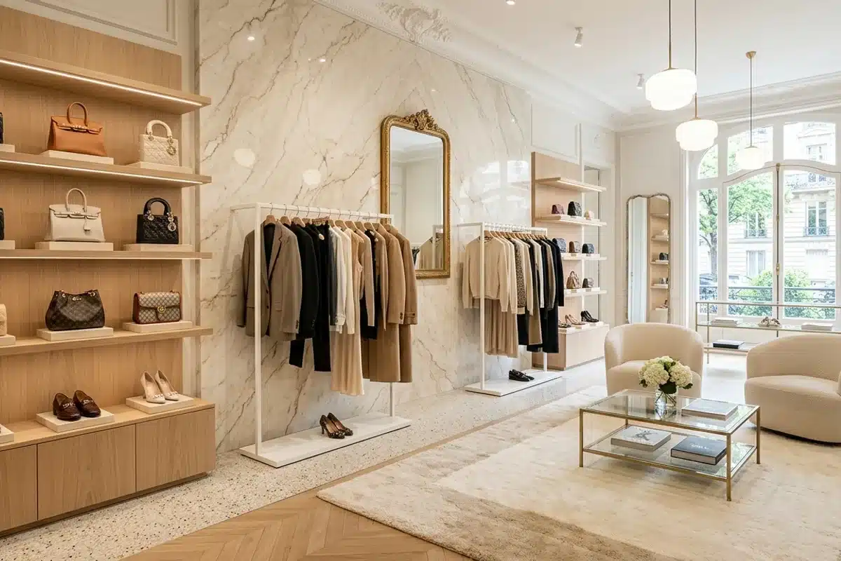 Dépôt-vente de luxe à Paris, sacs et vêtements de créateurs de seconde main Boutique de dépôt-vente de luxe à Paris, sacs et vêtements de créateurs soigneusement présentés